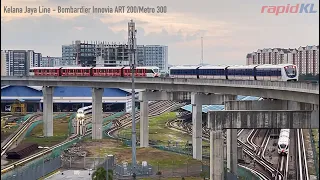 Rapid KL | Kelana Jaya Line - Bombardier Innovia ART200/Metro 300 in action at Lembah Subang