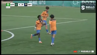 Jabir Seif Mpanda match highlights for Getafe fc with his first hat trick against CP Pozuelo Alarco