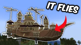 The BIGGEST Ship I've Ever Made FLY!