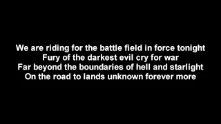 DragonForce - Fury Of The Storm | Lyrics on screen | HD