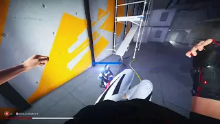 Mirror's edge catalyst - grapple takedown on sentinal