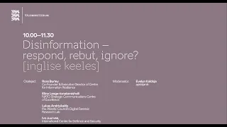 Disinformation – respond, rebut, ignore?