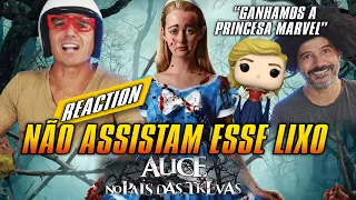 NÃO ASSISTA Alice no País das Trevas REAÇÃO AO TRAILER 1  #REACTION