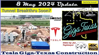 Staff Cuts Reduce Model Y Prod. S Ext progress & N conduits! 8 May 2024 Giga Texas Update (07:35AM)