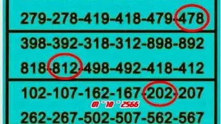 Thai Lottery 3UP Set Formula 16-10-2023 Thai Lottery Result Today