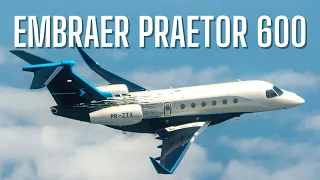 Inside the Embraer Praetor 600 - The MOST ADVANCED Super-Midsize Business Jet