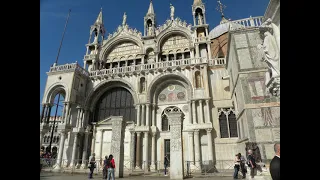 St Mark's Basilica and Piazza San Marco in Venice Italy