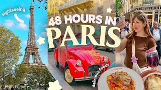WE WENT TO PARIS FOR THE FIRST TIME 🧸 🇫🇷 🎀 Trying french foods and seeing the sights in 48 hours!