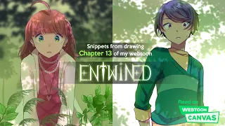 Forest Scenes | Entwined Ch13【Webtoon Drawing Timelapse】