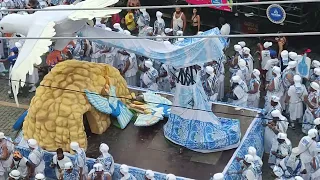 Emocionante  manto da paz Filhos de Gandhy Carnaval 2024@LuluBahiaTVEntertainmentNews