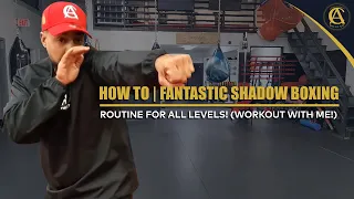 How to | Fantastic shadow boxing routine for All Levels!! { workout with me! }