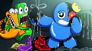 [Animation] Blue Sad Origin Story | Rainbow Friends Sad Story Animation Compilation  | SLIME CAT