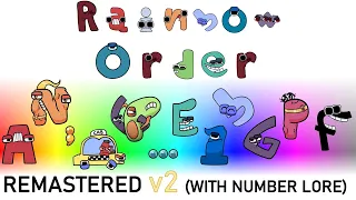 Alphabet Lore and Number Lore in Rainbow Order (Remastered, With Gems and Forms) (Version 2)