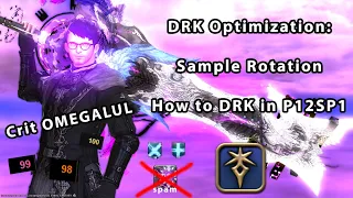 FFXIV Dark Knight Basic Optimization in Savage Sample Rotation - DRK P12SP1 (Athena 1)