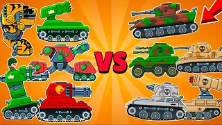 ALL RARE TANKS FIGHT in ADVENTURE MODE in Hills of Steel. Tank Battle