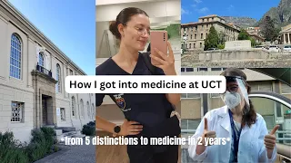 How I got into Medicine at UCT (from 5 distinctions to medicine in 2 years)