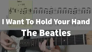 I Wanna Hold Your Hand - The Beatles | guitar tab easy
