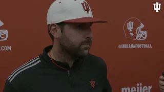 QB Coach Nick Sheridan - IU Fall Camp - 8/14/18