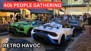 SUPERCARS GATHERING At RETRO HAVOC┃SVJ Roadster, STO, 812 GTS, GT3 RS┃June 2024