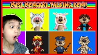 CHALLENGE MENCARI TALKING BEN !! KALAH = JOGET TIKTOK !! Feat @sapipurba Roblox Indonesia