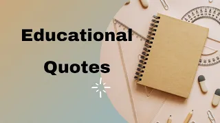 Quotes on education in english// Best slogans on education in english