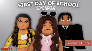 Kids FIRST DAY OF SCHOOL GONE WRONG..😨 *SCHOOL FIGHT* //*Brookhaven Roleplay*// | The Wreyjo Family