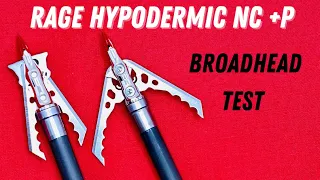 RAGE HYPODERMIC NC +P 125 gr Broadhead Test