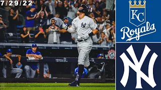 New York Yankees Highlights: vs Kansas City Royals | 7/29/22