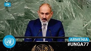 🇦🇲 Armenia - Prime Minister Addresses United Nations General Debate, 77th Session (English) | #UNGA