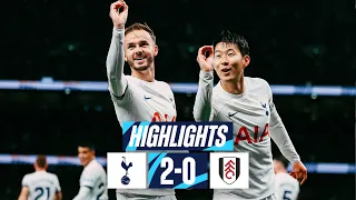 TOTTENHAM HOTSPUR 2-0 FULHAM // PREMIER LEAGUE HIGHLIGHTS // SON & MADDISON SEND SPURS TOP