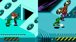Battletoads & Double Dragon Nes против Sega! Сравнение .