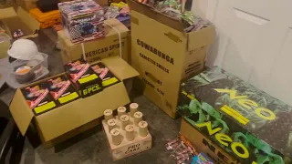 New Years Fireworks Stash 2024