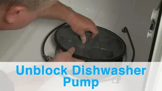 How to Unblock Dishwasher Pump? | Fix Clogged Dishwasher