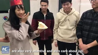 43 male students throw surprise birthday party for only girl in class