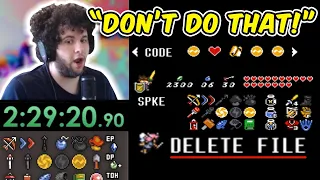 How to Delete your SaveFile in a Run...  |  Fails In Speedrunning #147