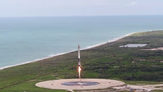 CRS-11 | Landing aerial footage