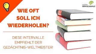 Zu viel wiederholen ist Zeitverschwendung! – Tipps vom Gedächtnis-Weltmeister!