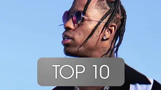 Top 10 Most streamed Travis Scott Songs (Spotify) (02. March 2019)