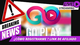 Genera Ingresos con GOPLAY | MyPantalla🤑: Cómo registrarte✍🏽 GRATIS😱 y obtener tu link de afiliado📌