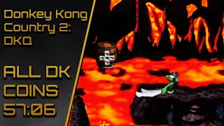 [Current WR] Donkey Kong Country 2 | All DK Coins - 57:06