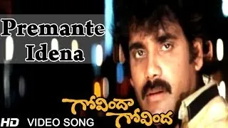Govinda Govinda Movie | Premante Idena  Video Song | Nagarjuna, Sridevi