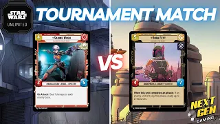 Star Wars: Unlimited Tournament Gameplay | Sabine Green vs Boba Yellow