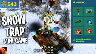 Tanki Online - Snow Trap Mini-game 2024 | Gauss SOLENOID COOLING augment!