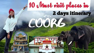 Coorg full trip plan | Places to visit in coorg| 2 days itinerary | weekend trip | Budget travelling