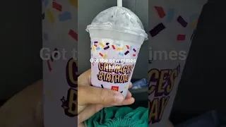 McDonald's delicious new grimes milk shake