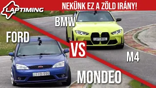 Az igazi ZÖLD irány BMW-módra - BMW M4 vs. Ford Mondeo ST220 (Laptiming ep.185)