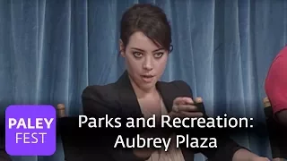 Parks and Recreation - Aubrey Plaza Stares Down Joe Biden