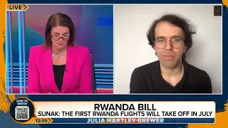 Marley Morris, IPPR, on TalkTV with Julia Hartley-Brewer discussing the Rwanda bill