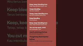 Bleeding Love | Leona Lewis | Lirik Terjemahan Indonesia