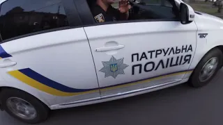 Езда на спортбайке по городу. Реакция полиции на мото!!!